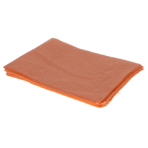 HSB - Disposable Bibs, 2+1 Ply, 13" x 18", Peach, 500/Pk