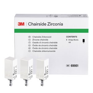 3M™ Chairside Zirconia Blocks for CEREC - 3 Bridge Blocks (39mm - 3/Pkg), Shade A1