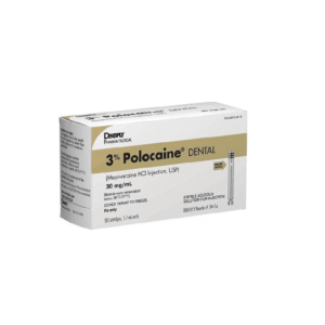 3% Polocaine Dental Mepivacaine HCl injection, USP – 1.8 ml Cartridge, 50/Pkg