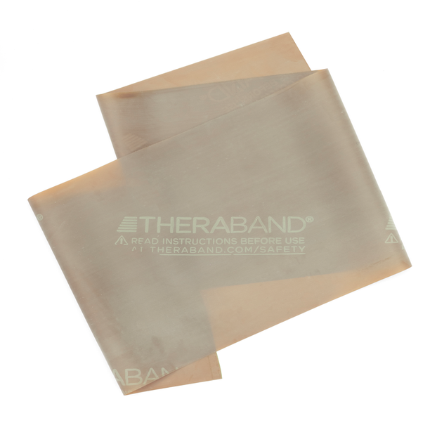 THERABAND Professional Latex Resistance Bands, 6- Yards, Super Light