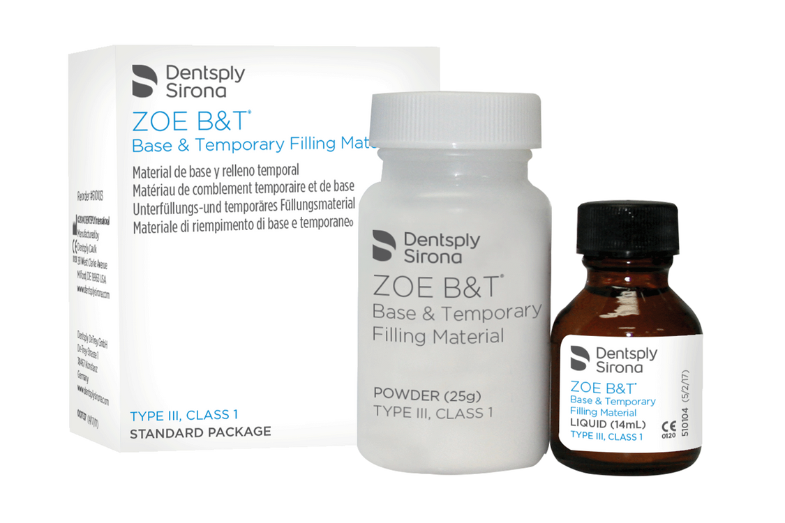 Dentsply: Zoe B&T Cement Standard Pk Ea - 610103