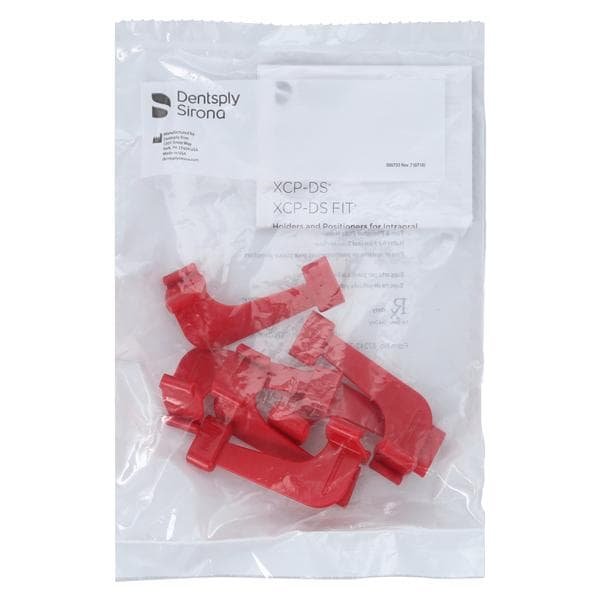 XCP Bite Blocks Bite-Wing, Red 0/1H, 6/Pack -3 Horizontal