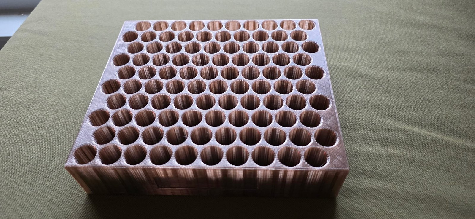 Multifunctional Polypropylene 15 mL Tube Rack – 100 Holes per racks, 50/CS - ARKS-0015R - Image 3