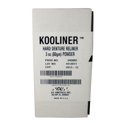 GC Kooliner Hard Denture Reline Powder Refill 3 oz