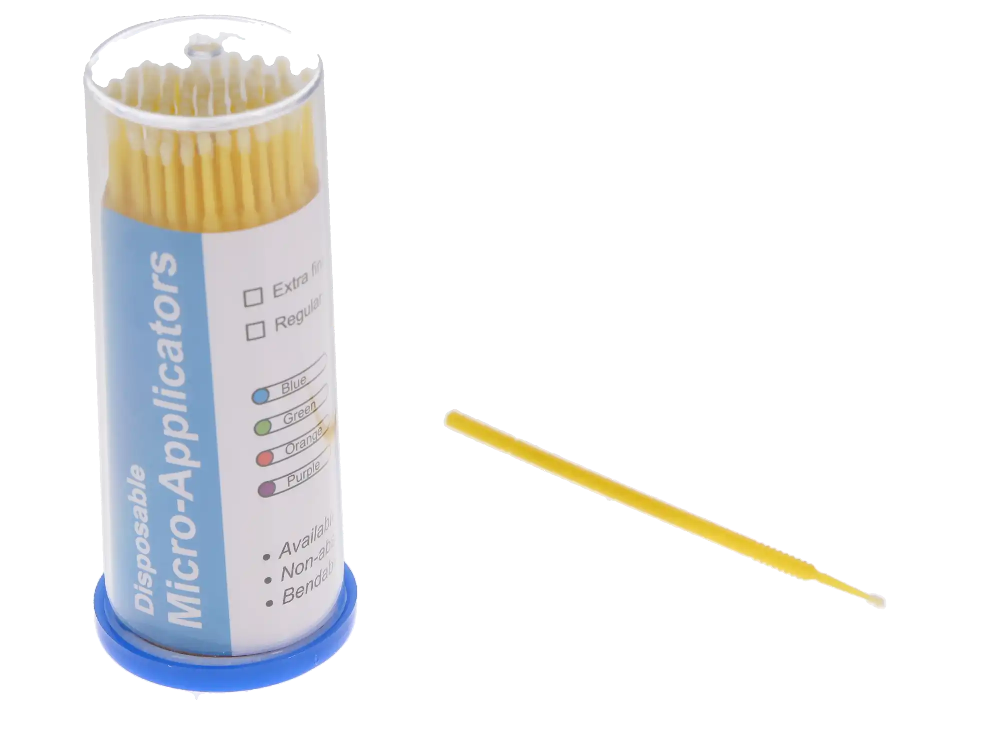 Micro-Brush Disposable Applicators, Fine, Green