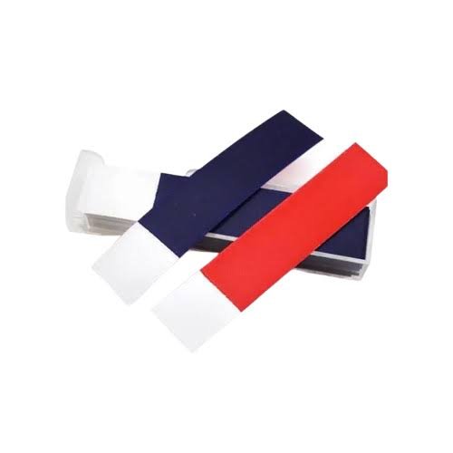 HSB Articulating Paper Horseshoe 71 Microns 72/Pk 400958 | Blue/Red Occlusion Strips