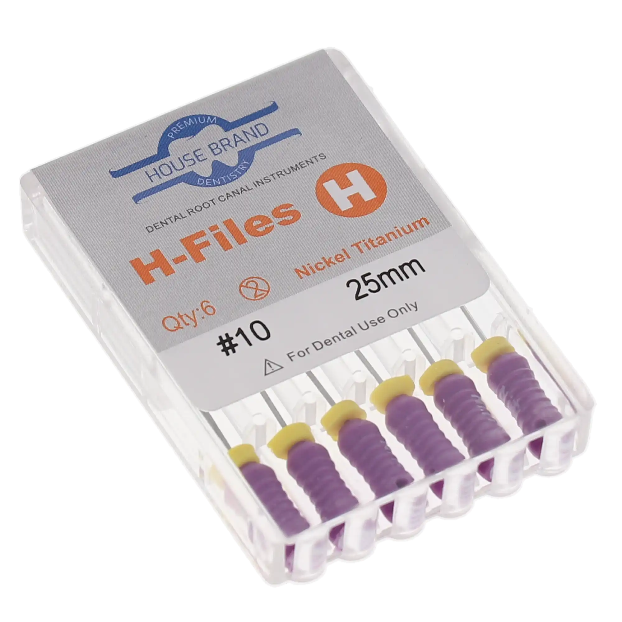 Hedstrom Files, Nickel-Titanium, 25 mm, # 10, Purple, 6/Pk, 400417