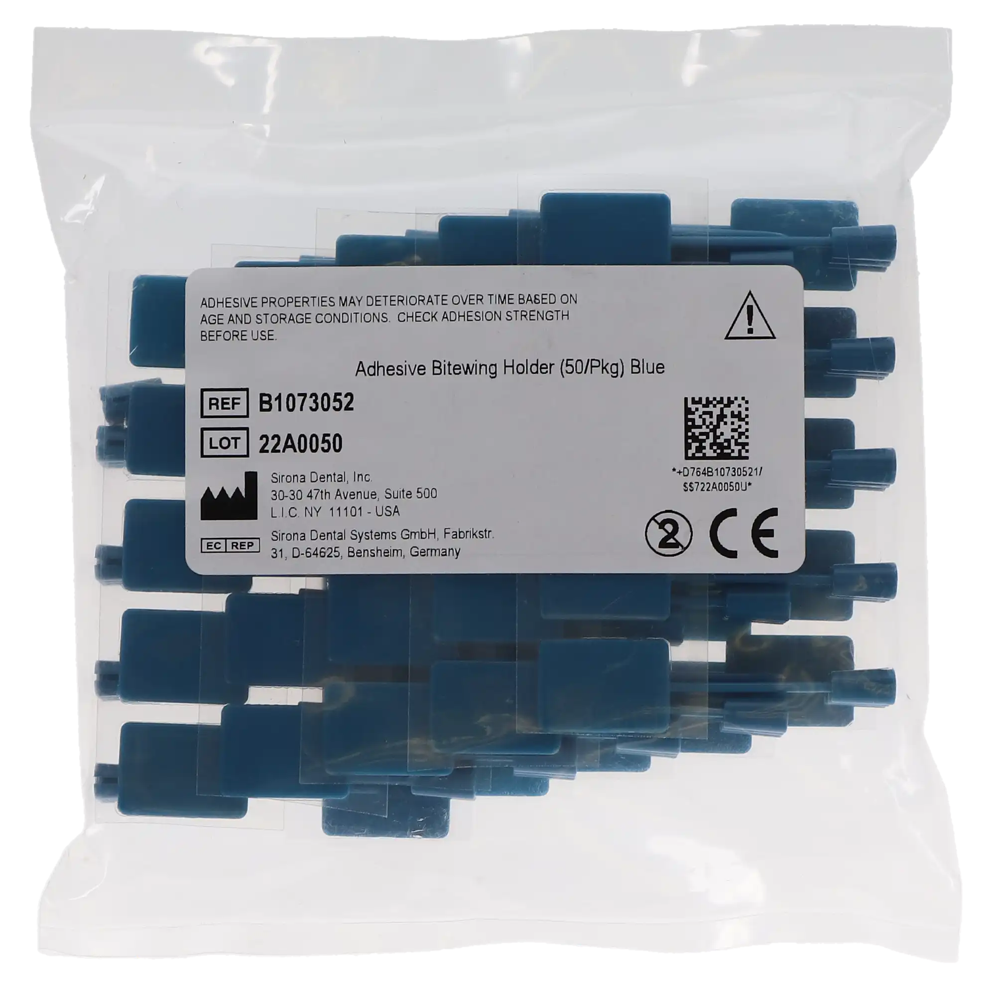 Dentsply Schick AimRight Adhesive Positioning System, Bitewing Holders, Blue, 50/Pk, B1073052 - Image 2