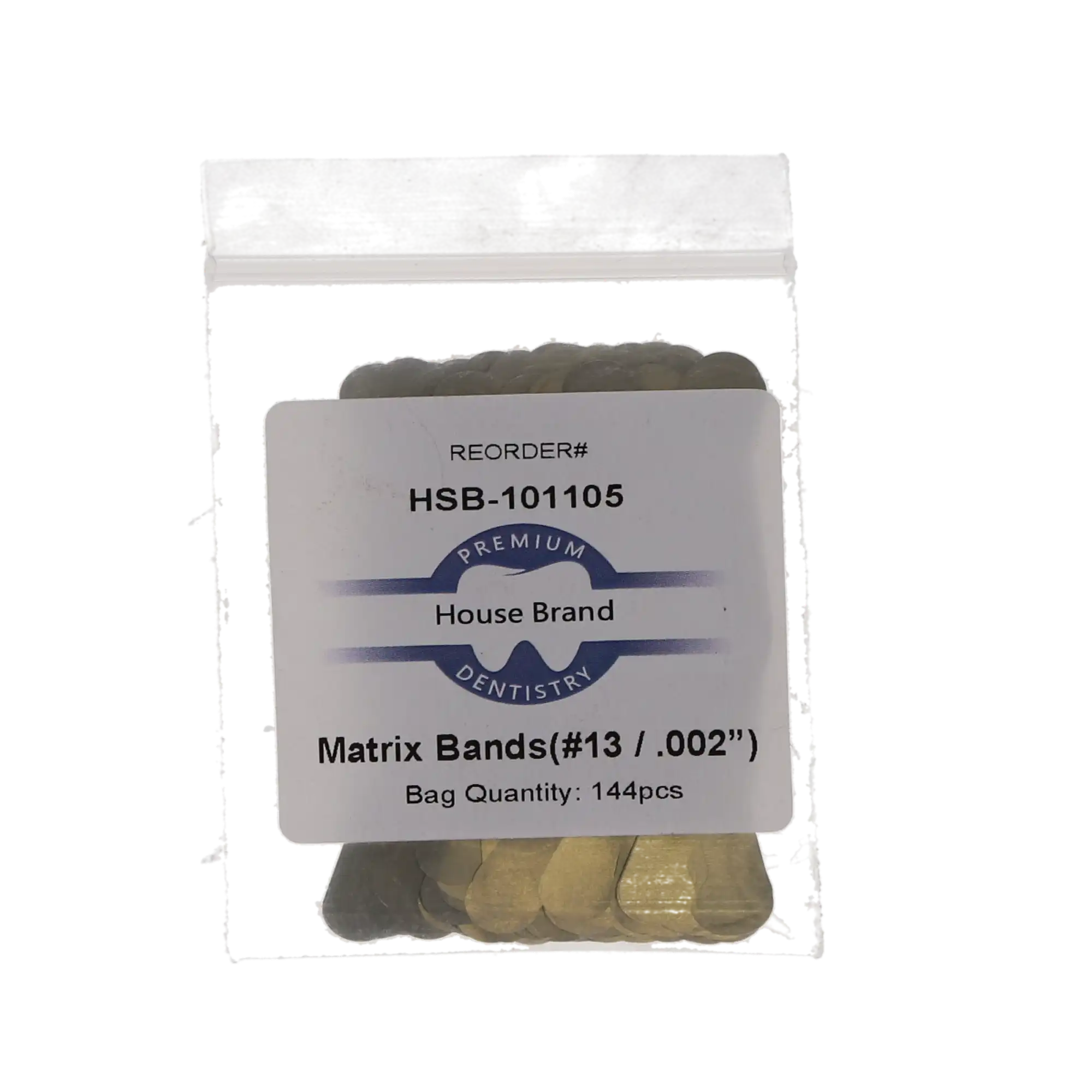 House Brand Matrix Bands, .002", 0.05 mm, # 13, 144/Pk, HSB-101105 - Image 2