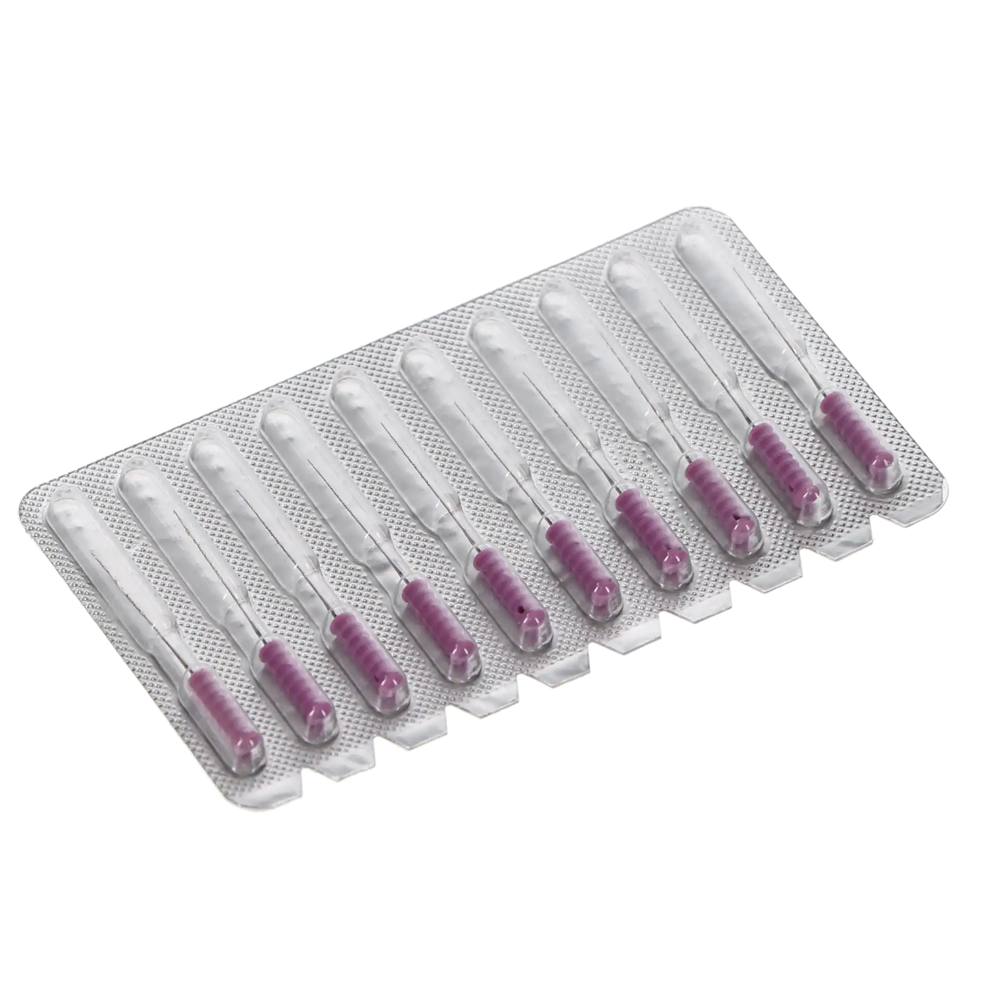 Barbed Broaches, 21 mm, # 0, Sterile, XXXX-Fine, Purple, 10/Pk, 400620 - Image 3