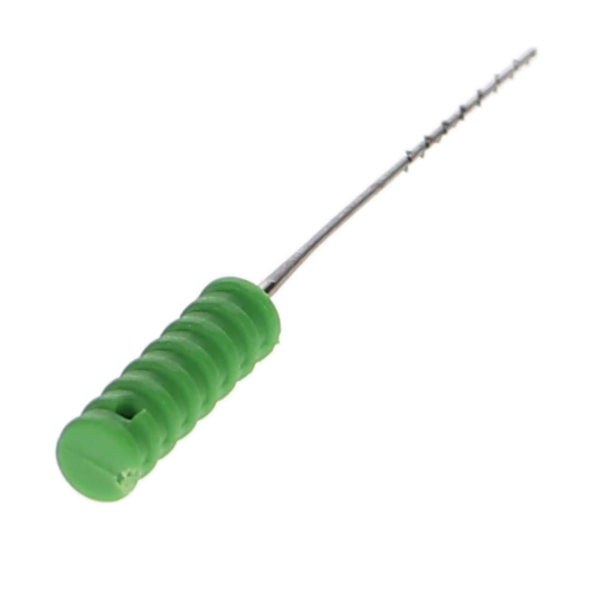 House Brand Barbed Broaches, 25 mm, # 5, Sterile, Medium, Green, 10/Pk, HSB-400605