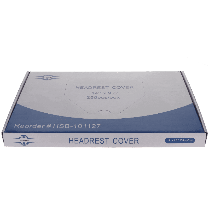 HSB - Poly Headrest Cover, 14" x 9.5", 250/Pk - Image 2