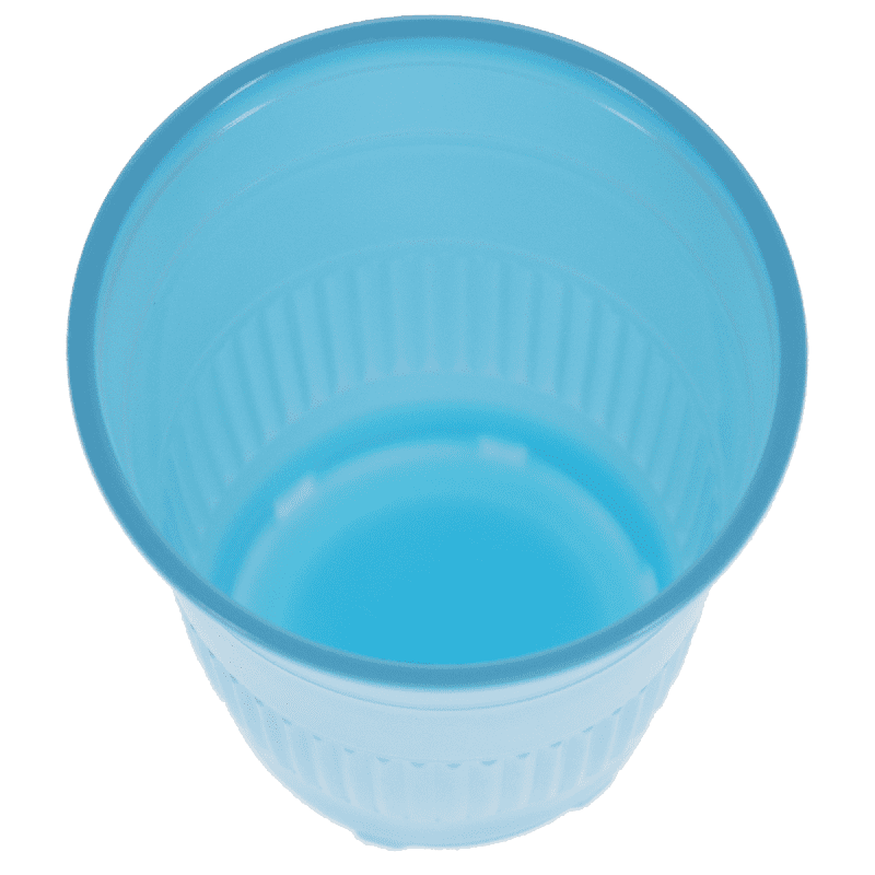 HSB- Plastic Cups 5oz. 1000/Cs Blue - Image 2