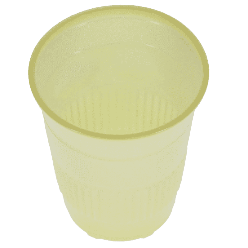 HSB Plastic Cups 5oz Yellow 1000/Cs
