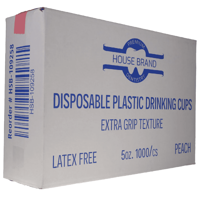 HSB - Plastic Cups 5oz. 1000/Cs Peach - Image 2