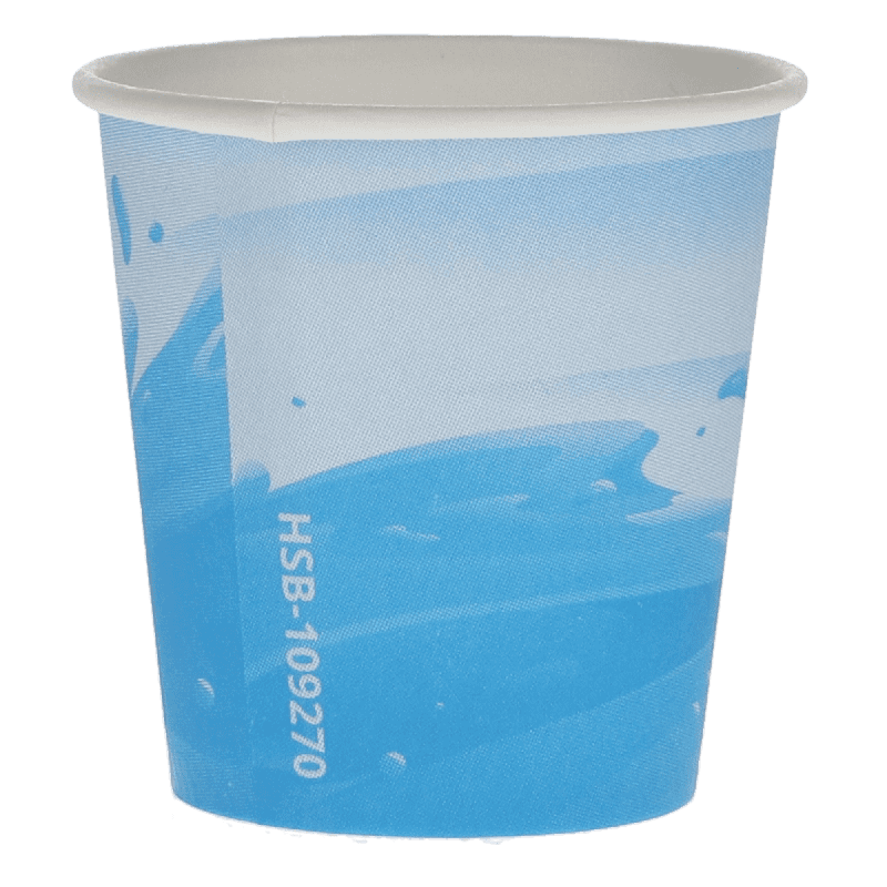 HSB Paper Cups 5oz Light Blue 1000/Case